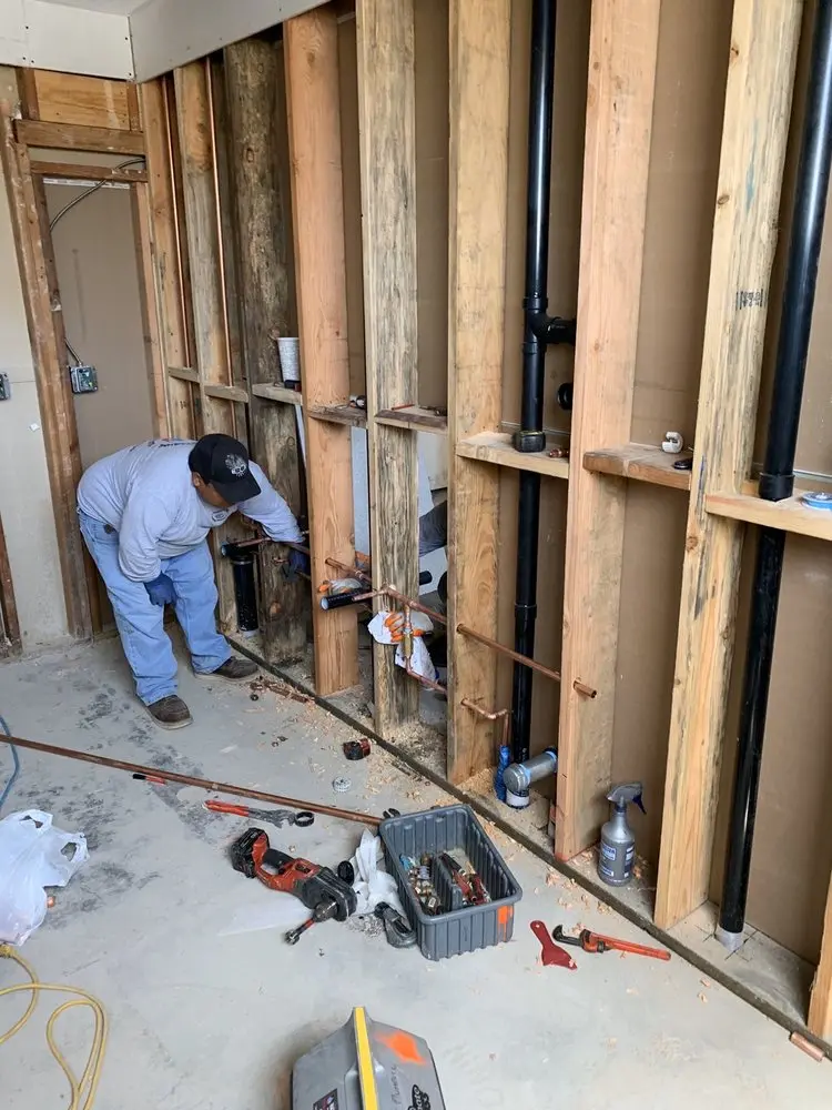 Commercial rough-in plumbing for Water Heater Replacement in Briarwood